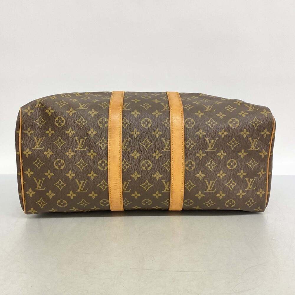 LOUIS VUITTON Authentic Brown Monogram Keepall 45 Boston Bag - Picture 3 of 12